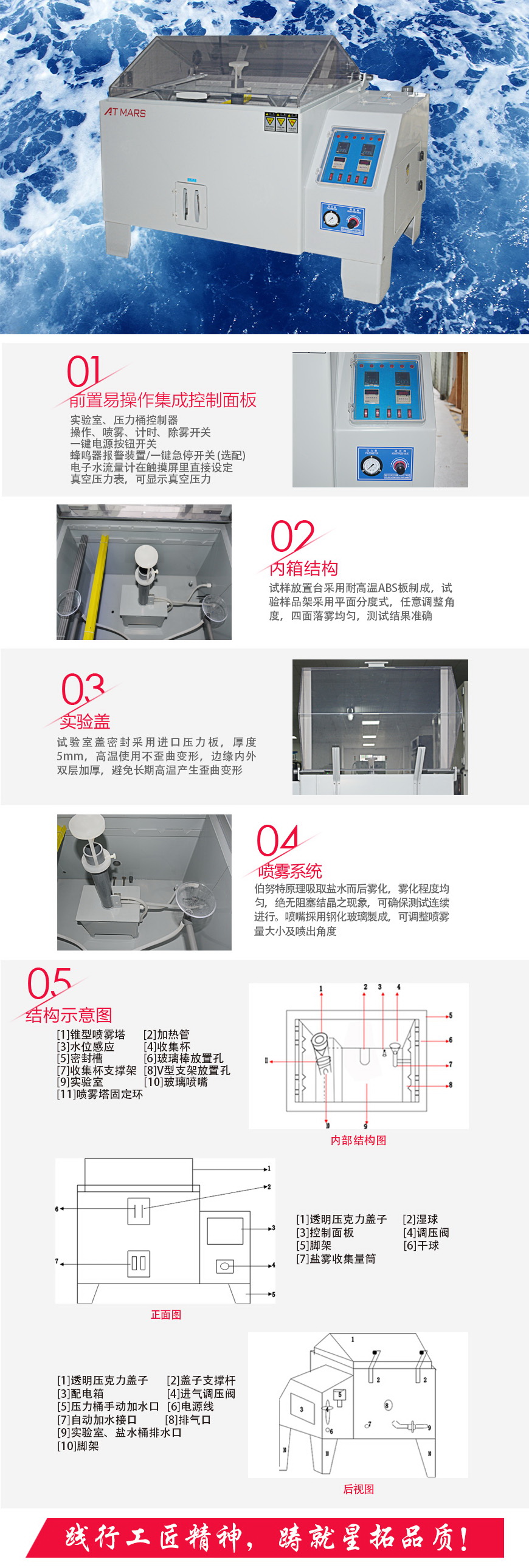 盐雾试验箱 90型结构