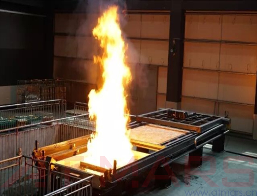 星拓蓄电池包外部火烧试验机